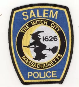 Massachusetts Salem Police Department Aufnäher Halloween Hexe (5") - Bild 1 von 1