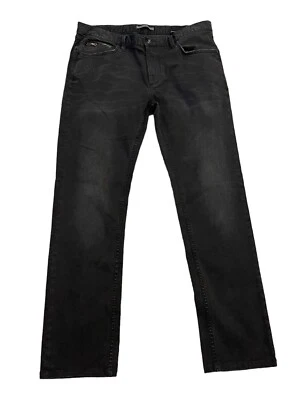 John Varvatos Zipper Pocket Chelsea Jean Men’s 36 Black/Faded Black - Image 1 of 4