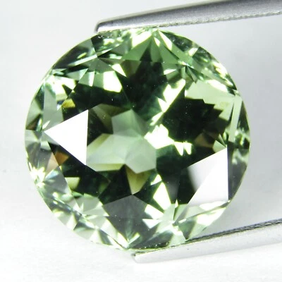 Amatista Verde Natural Genuina 23.34Cts (prasiolita) Redonda Corte Personalizado Ref VDO Foto 1 de 4