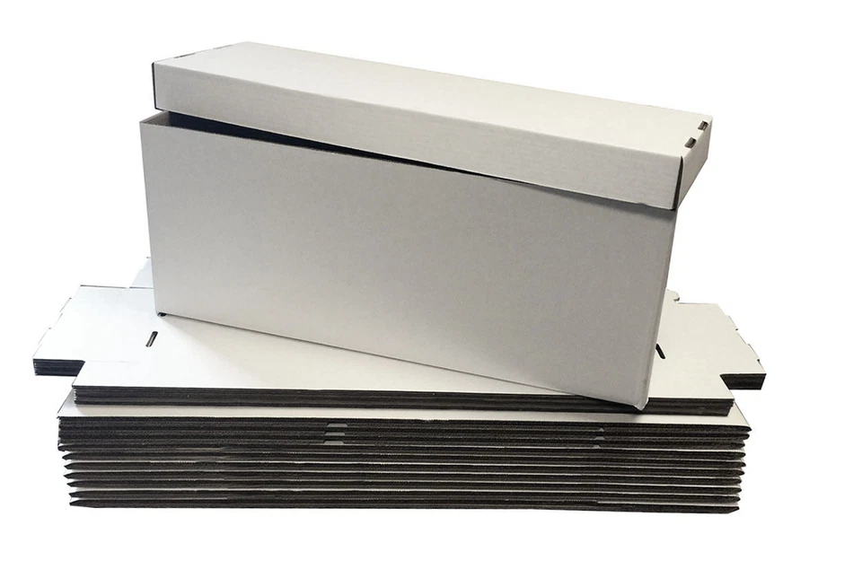 Bundle of 20 Max Protection Premium Long Comic Storage Boxes - White - Image 1 of 1