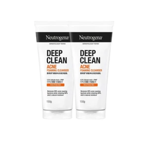 Neutrogena Deep Clean Brightening Foaming Cleanser 150g x2PC - Picture 1 of 5