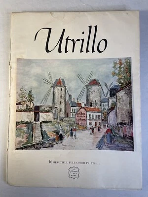 Maurice Utrillo Abrams Art Treasures of the World Book 13 Full Color Art Prints - Image 1 of 4