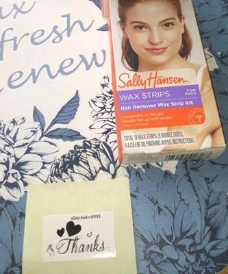 Sally Hansen, Kit de cera para cejas, cara y labios - Cera sin tirantes - Kit de depiladora Foto 1 de 3