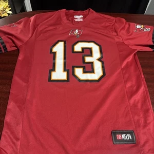 Maglia calcio NFL Team Apparel NFLPA Tampa Bay Buccaneers #13 Mike Evans taglia M - Foto 1 di 7