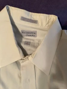 Rochester Mens Shirt 19 Short Sleeved Egyptian Cotton Non-Iron Big & Tall Pocket - Picture 1 of 9