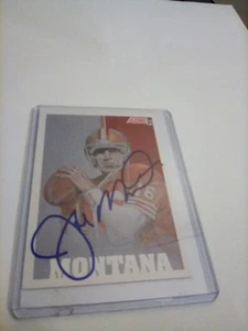 Tarjeta de puntuación 1991 - Jugador Más Valioso del equipo Joe Montana SF 49ers #620 firmada envío gratuito - Imagen 1 de 2