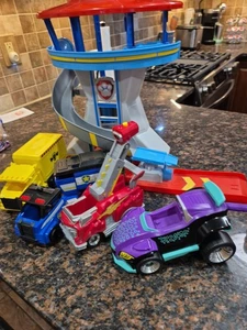 Paw Patrol My Size Aussichtsturm Fahrzeuge Figuren Lot Spielzeug Chase Marshall Rocky - Bild 1 von 7