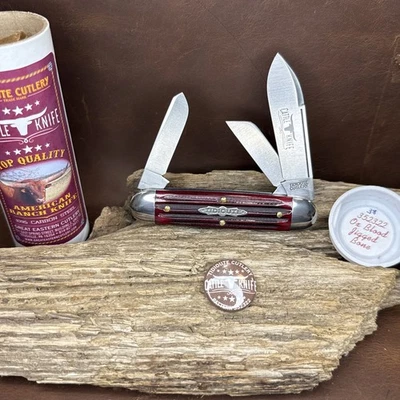 Great Eastern Cutlery Tidioute #35 Ox Blood Jigged Cattle Knife 352322 GEC - Image 1 of 4