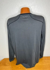 Men's Under Armour Threadborne Fitted L/S Athletic T-Shirt Extra Large XL - Gray - Picture 1 of 5