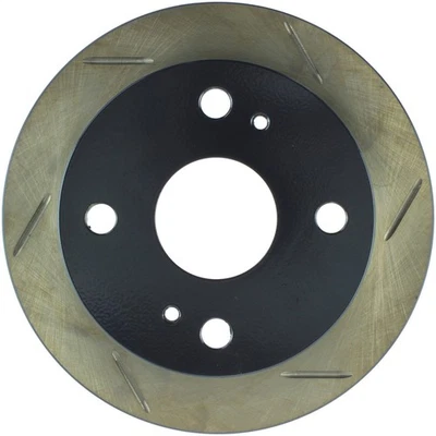 StopTech 126.44032SL Rear Left Slotted Brake Rotor for 1985-1987 Toyota Corolla - Image 1 of 4