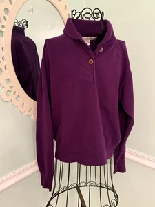 Vintage Patagonia Alpiniste Pullover Herren M lila Wollkragen Holzknöpfe - Bild 1 von 11