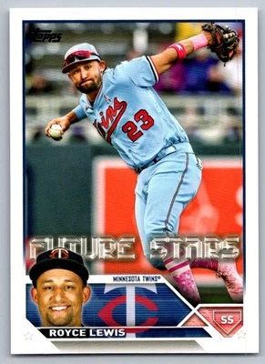2023 Topps Royal Blue Royce Lewis Minnesota Twins #451 - Image 1 of 2