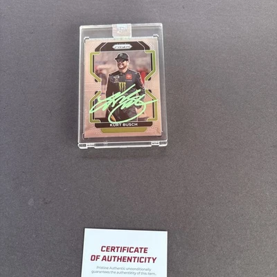 Kurt Busch Autografiado 2022 Panini Prizm # 44 - Testigo de Pensilvania Foto 1 de 4