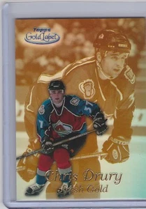 1999-00 TOPPS GOLD LABEL CHRIS DRURY BLACK FRESH GOLD FG4 AVALANCHE - Picture 1 of 1