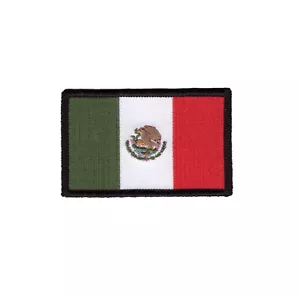 Mexico National Flag Morale Patch for VELCRO® BRAND Hook Fasteners - Picture 1 of 1