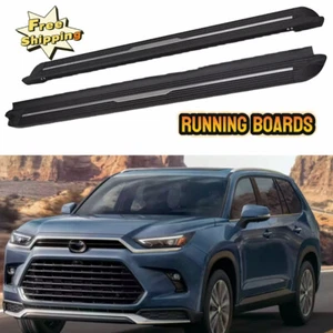 2PC Running Boards Side Steps Nerf Bars Fits For Toyota Grand Highlander 2024 25 - Picture 1 of 7