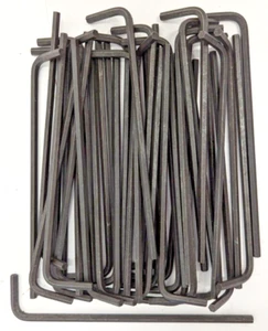 LLAVES ALLEN 4MM BRAZO LARGO LLAVE HEXAGONAL TIENDA SUCIA HEXAGONAL MÉTRICA 45 LLAVES - Imagen 1 de 1