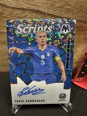 2021 Panini Mosaic UEFA Euro 2020 Scripts Fabio Cannavaro #SM-FC Auto - Image 1 of 2