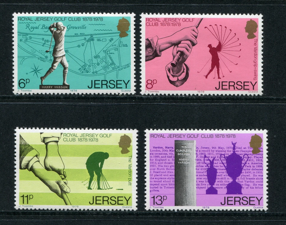 JERSEY MNH UMM STAMP SET 1978 SG 183-186 ROYAL GOLF CLUB 1ST SERIES - Image 1 of 1
