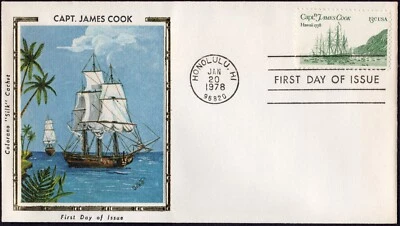 Scott #1733 Captain Cook (01/20/78) Colorano Silk FDC Honolulu Hawaii - Image 1 of 2