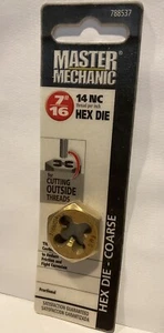 7/16” 14 NC HEX DIE MASTER MECHANIC P/N 788537 - Picture 1 of 1