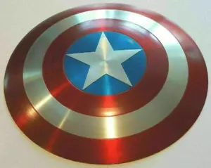 Captain America Shield - Metal Prop Replica - Marvel Legends 75th Anniversary 18 - Picture 1 of 9