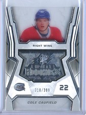 2021-22 COLE CAUFIELD UPPER DECK SPX #F-2 FINITE RC #ED 310/399!!