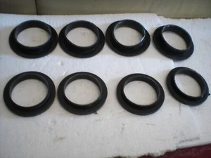 SET/8 FT & REAR COIL SPRING PADS H/D POLYURATHANE TRIUMPH  TR4-A TR250 TR6 65-76 - Picture 1 of 1