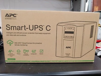APC SMC1000C APC Smart-UPS 1000VA Line Interactive Smart Connect UPS - Image 1 of 3