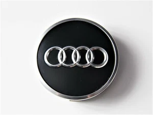 Original Audi Nabendeckel Schwarz matt 8W0601170A AX1 NEU - Bild 1 von 3
