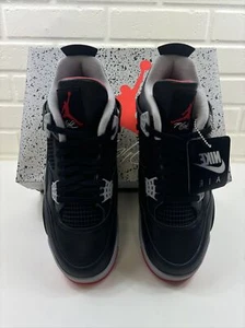 Air Jordan 4 Bred Reimagined 2024 Men’s Size 10 FV5029-006 NIB - Picture 1 of 10