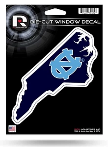 North Carolina Tar Heels Decal 5"x6" Perfect Cut State Decal - UNC Tar Heels - Picture 1 of 1