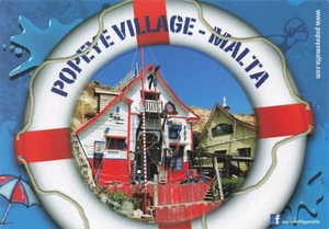 Cartolina Popeye Village Malata Robert Altman set film - Foto 1 di 2