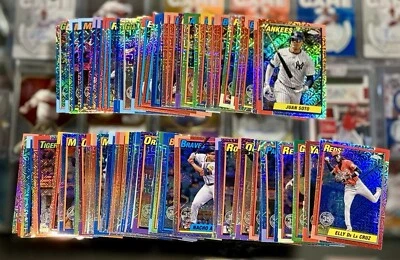2025 Topps 1990 SILVER PACK CHROME MOJO Refractors - Pick your Player! Upd 5/16! - Image 1 of 3
