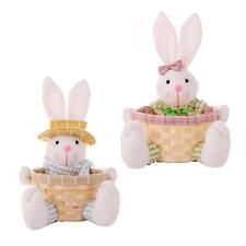 Easter Rabbit Basket Handwoven Basket Party Favors Lovely Easter Eggs Baskets