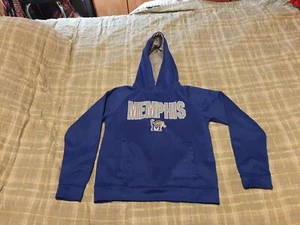 Memphis Tigers Jugend blau Kapuzenpullover Hoodie Größe 8-10 kleine Fronttasche - Bild 1 von 15