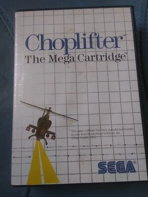 CIB CHOPLIFTER SEGA MASTER SYSTEM COMPLETE No Hangtab US seller - Image 1 of 4