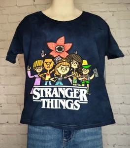 Netflix Stranger Things Tie-Dye Short Sleeve Crew Neck T-Shirt Size XS (4/5) - Picture 1 of 4