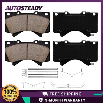 Front Brake Pads for 2008 - 2021 Toyota Land Cruiser Sequoia Lexus LX570 Foto 1 de 4