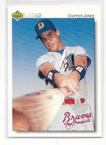 Chipper Jones 1992 Upper Deck Minor League Rookie Card #165 HOF - Picture 1 of 1