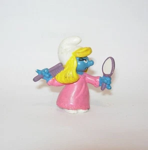 Figura de goma. Pitufo Pitufos Pitufina de Peyo Schleich. Germani 1993 - Imagen 1 de 1