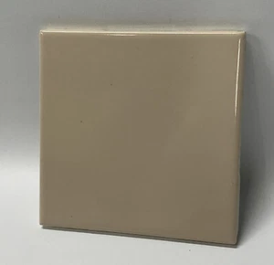 Flesh Tan Ceramic Tile 4 1/4 Vintage FT Mid Century Modern 4x4 Sand Tan - Picture 1 of 5