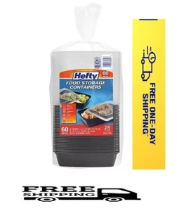 Hefty Food Storage Containers with Lids (28 oz., 60 pc.) FREE SHIPPING - Picture 1 of 6