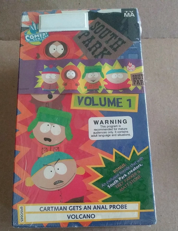 South Park - Vols. 1-3 (VHS, 1998, 3-Tape Set)