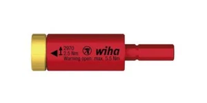WIHA Adattatore Torsione Facile Coppia Elettrica 2,5 Nm 59 mm Esagonale 6 mm - Foto 1 di 7