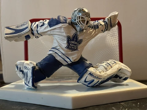 Mcfarlane NHL Ed Belfour Toronto Maple Leafs White Jersey Series 8 Loose Figure Cover