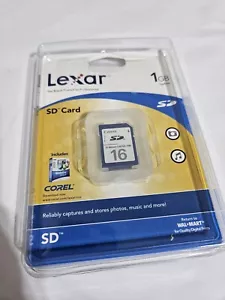 NEW Lexar 1GB SD Memory Card for older Cameras, PDA, GPS, Computers, Machines - Picture 1 of 3