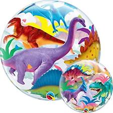 Bubble Balloon 22" Qualatex Colorful Dinosaurs