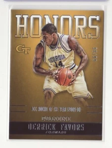 2016 Panini Collegiate Georgia Tech Honors Silver Derrick Favors /99 Flat S/H - Picture 1 of 1