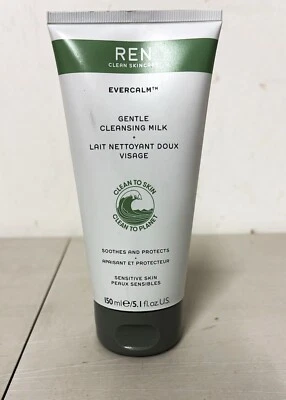 REN Clean Skincare Evercalm™ Gentle Cleansing Milk 150ml, Sealed NEW